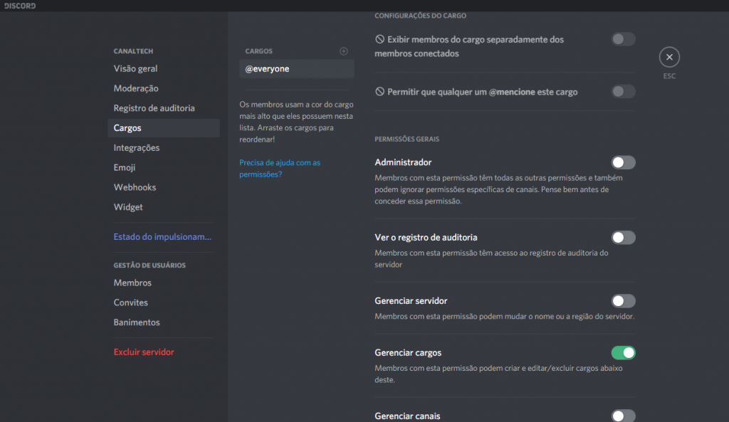 Como fazer um canal de registro no Discord