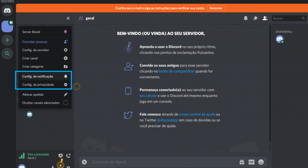 Discord – Diretoria de Educação a Distância – DEaD