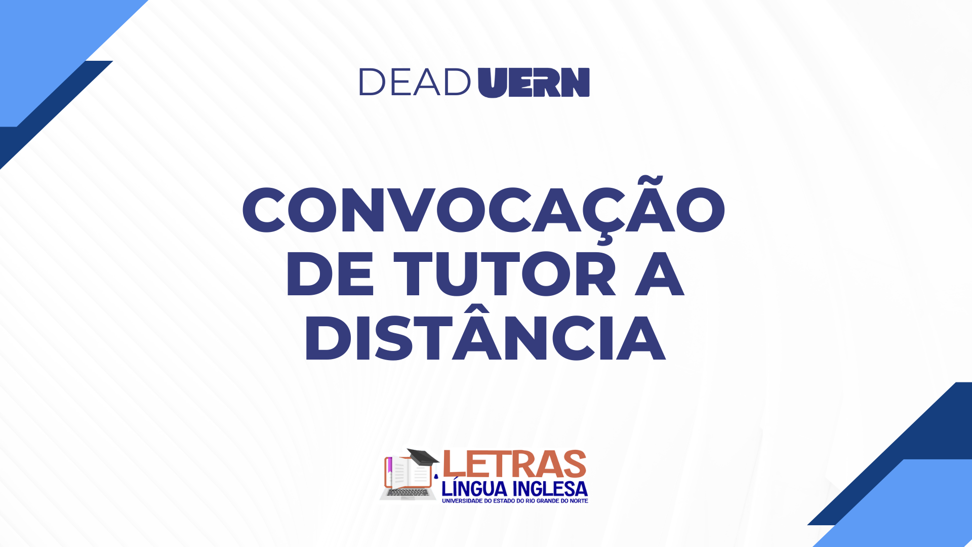 Convocação tutor a distância letras lingua inglesa